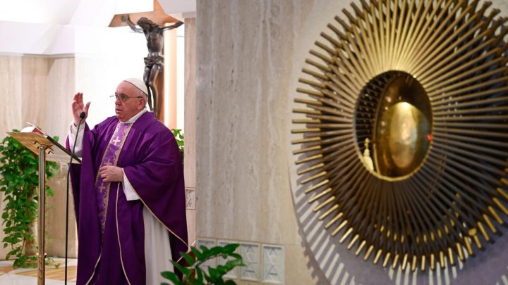 papież Franciszek w Domu św. Matry/fot. Vatican News